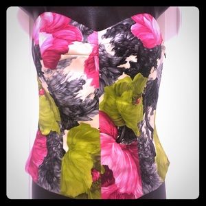 Milly -Floral corset camisole top